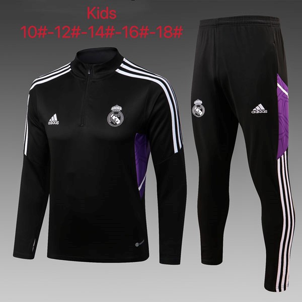 Niños Sudadera De Training Real Madrid 2023 Negro